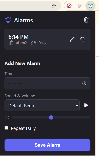 Simple Alarm By Adhitya Sukma